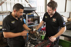 Shift Automotive Bundaberg mechanics working